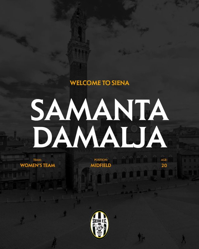 Il Siena FC Femminile accoglie Samanta Damalja