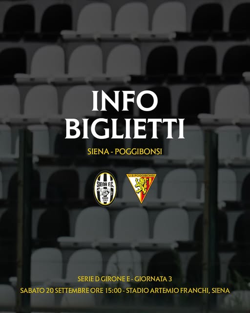 Siena-Poggibonsi: tutte le informazioni per l'acquisto dei biglietti